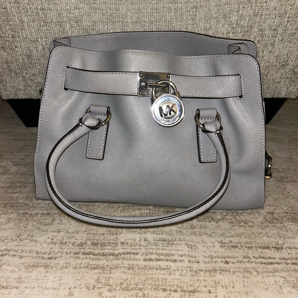 Michael Kors Silver Satchel